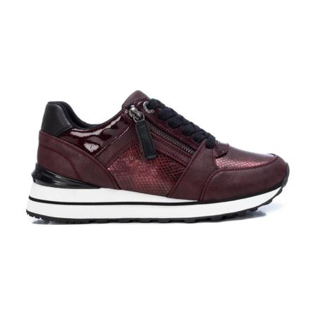Xti, Sneakers Rood, Dames, Maat:39 EU,leer