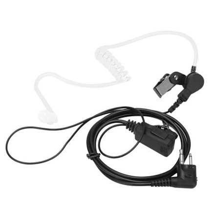 BEL-7590762033338-Walkie Talkie Ørepropp Mikrofon Overvåkingssett, Komfortabel og Holdbar Walkie Talkie Ørepropp for GPS Talkie-