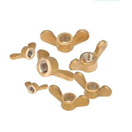20stk M4 Messing Butterfly Ingot Horn Mutter Hand Twisted