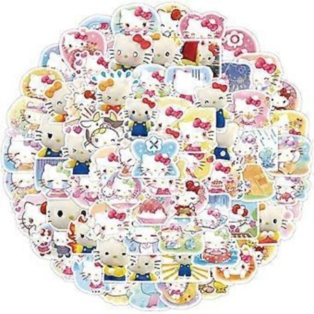 120 st Söta Anime-klistermärken, PVC Vattentäta Solskyddsklistermärken för Telefon, Laptop, Flaskor, Skateboard, Dator, Telefon, Anime-