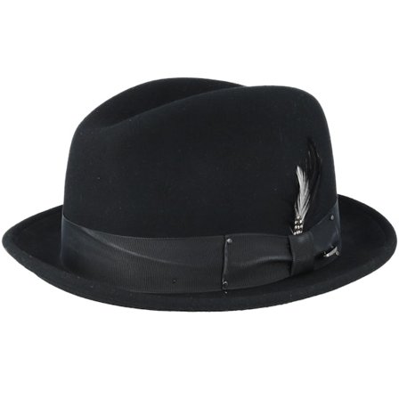 Bailey - Nero trilby Cappello - Tino Felt Wool Black Trilby @ Hatstore