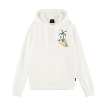 Scotch & Soda Hoodie Hvid, Dame