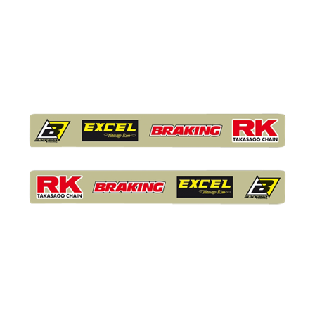 Autocollants Bras Oscillant Blackbird - Kawasaki KX 450F 2006-2014