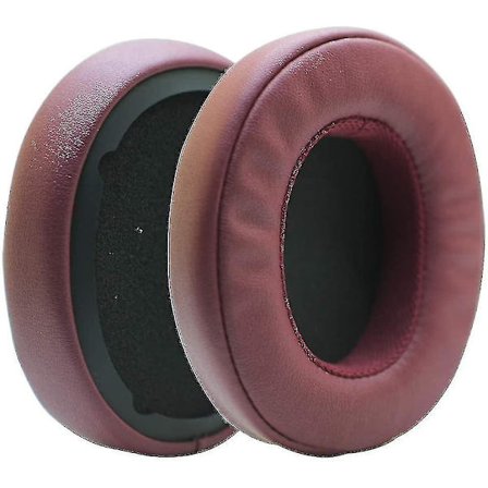 Øreputer for Skullcandy Crusher Bluetooth Trådløse Over-Ear Hodetelefoner - Erstatningsøreputer, Ørepropper, Øreputer, Reparasjonsdeler, Dyp Rød