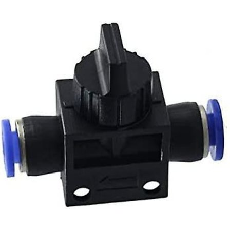 Avstängningsventil för pneumatik - Snabbkoppling för luft, vatten, vakuum (12 mm, 1 st)