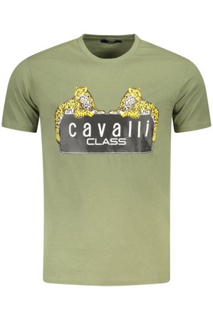 Cavalli Class T-shirt Maniche Corte Uomo Verde