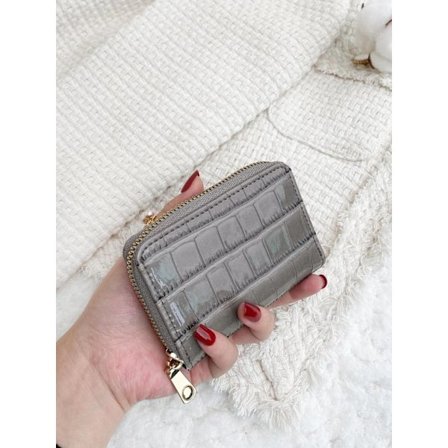 Korthållare i Krokodil imitation 11x8 cm (11 Fack)