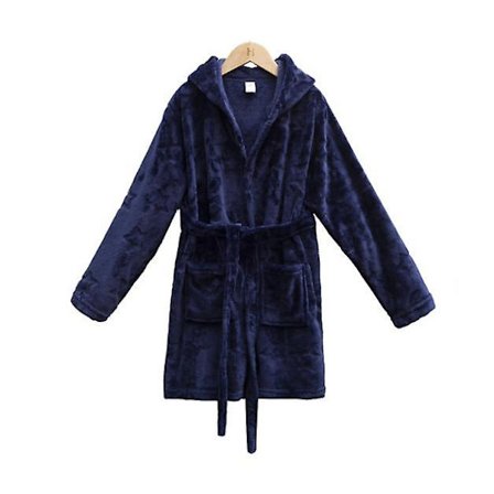 Barn Små pojkar Flickor Huva Morgonrock Toddler Pyjamas W