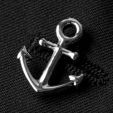 Spilla lucida a forma di ancora per uomini - Spille a forma di ancora