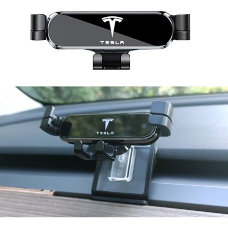 Tesla Model 3 Model Y Tyngdekrafts Biltelefonholder Kompatibel med Al