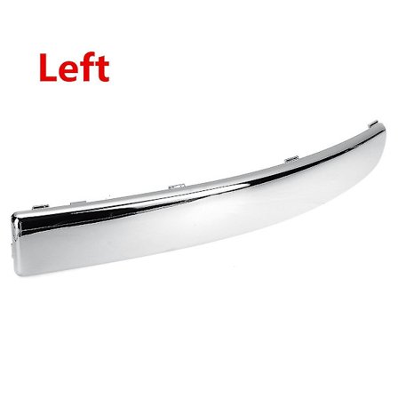 Forkromet sølv kofanger foran støtfanger nedre list for Fiat 500 2007-2015 krom styling støtfanger nedre list deksel 735455056 /57