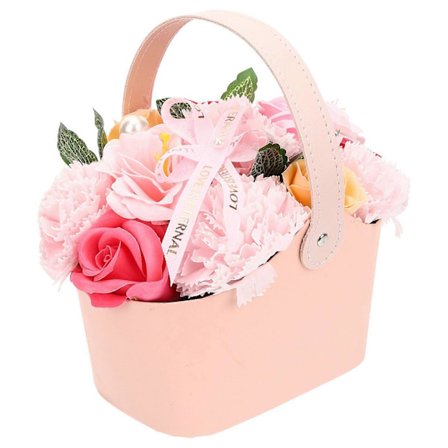 Blomsterduftende gaveeske Vakker såpeblomst i gaveeske for bryllupsdag [D]