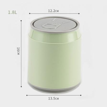 Skrivebordsstøvbeholder Mini Desktopbeholder GRØN green