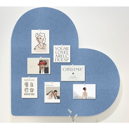 Väggdekoration Anslagstavla Fotovägg, Självhäftande Filttavla , Självhäftande fototavla, För hem & kontor