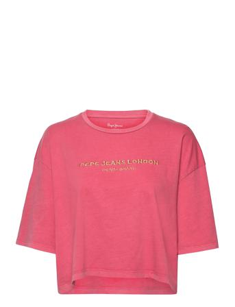 Daniella T-shirts & Tops Short-sleeved Rosa Pepe Jeans London