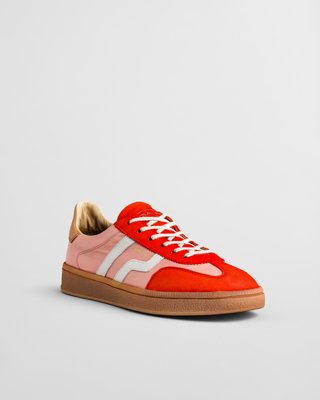 GANT - Cuzima sneakers i semsket skinn til dame til dame ruby red melange