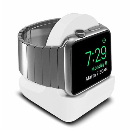 Apple Watch laddställ i silikon - Vit | Från Yedi