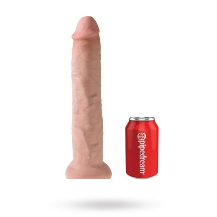 Dildo 33 cm - vaalea - King Cock