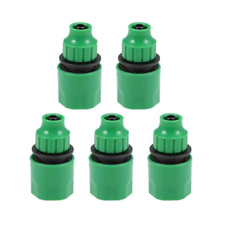 Snabbkoppling slangrör adapter koppling 8mm innerdiameter slang för trädgårdsbevattningssystem [BR]