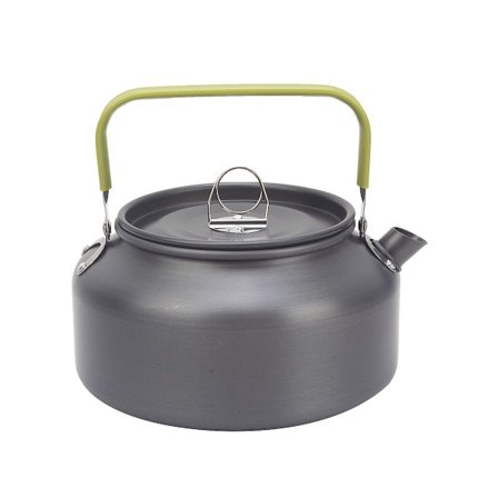 1.2L Ultralätt Camping Vattenkokare Köksset Utomhus Matlagningsset Grytor Pannor Bärbar för Picknick Fiske