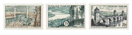 Frankrig 1957 - YT 1117-19 - Ubrugt