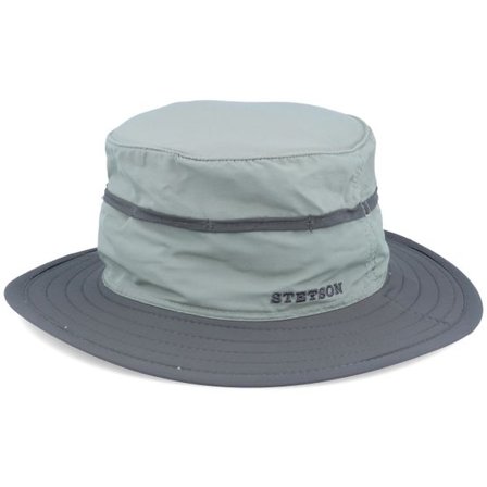 Stetson - Grön bucket Hatt - Nylon Light Green/Grey Bucket @ Hatstore