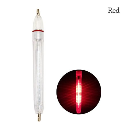 LED Lure Light Blinklampe RØD RØD