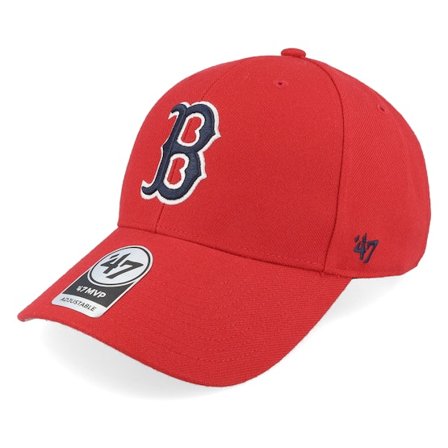 47 Brand - MLB Rouge adjustable Casquette - Boston Red Sox Sox Mvp Red Adjustable @ Hatstore