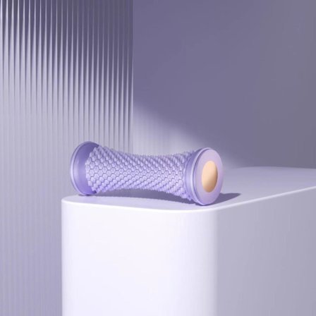 Fotmassasjerulle for lindring av plantar fascitt, manuell dypvevsmassasje for sirkulasjon, refleksologisk triggerpunktterapi (lilla)