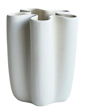 Tulipa Vase 20Cm Home Decoration Vases Hvid Cooee Design