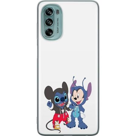 Motorola Moto G62 5G Gennemsigtig cover Stitch Mickey Mouse