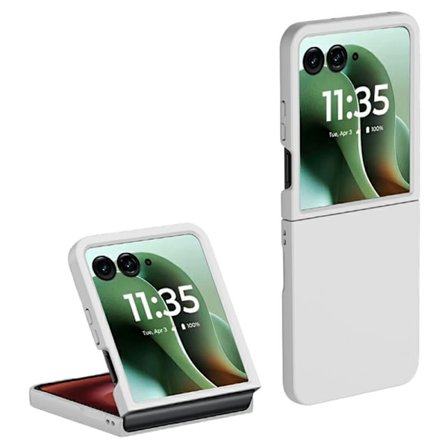 Motorola Razr 60 Ultra Skal Skin Touch Vit