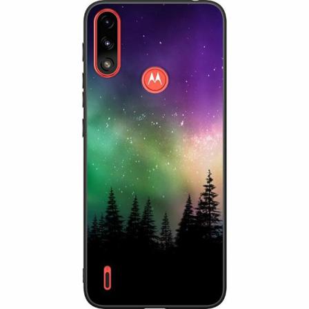 Motorola Moto E7i Power Svart Skal Northern Lights