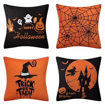 4 kpl Halloween-kallotyynynp llisi , kodin sisustus Halloween-lahjoja puuvillakangas