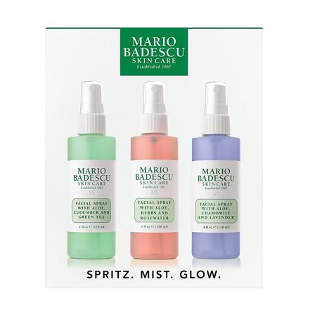 Mario Badescu Spritz.Mist.Glow Kit 3 x 118 ml, Gaver, Skincare, Gaveæsker