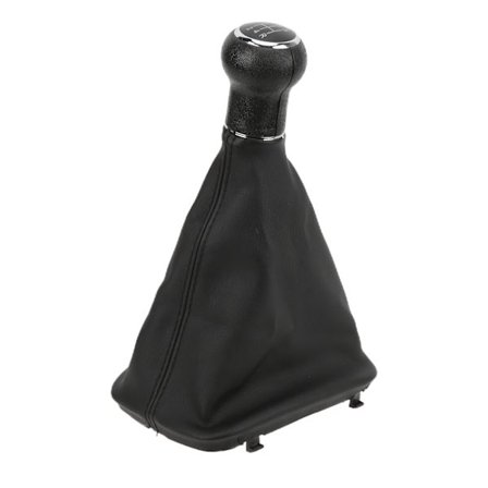 Växelspaksknopp med dammtät damask för Audi A6 C5 A4 B5 A8 D2 1998-2005 5-växlad manuell växellåda