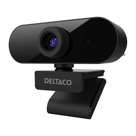 DELTACO Webbkamera W-100 Full-HD - Lyreco - Datorprodukter - Kringutrustning - Webbkameror