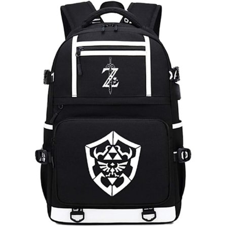 Luminous The Legend of Zelda -reppu USB-latauksella