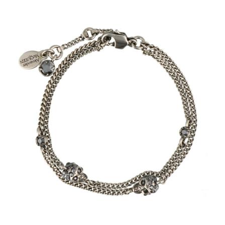 Alexander McQueen Bracelet , Grijs , Dames , Maat: ONE Size Armbanden