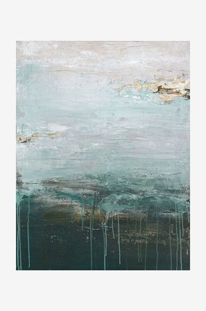 Malerifabrikken - Originalmålning Gradient Grace - Blå - Tavlor - 90X120 - Från Homeroom