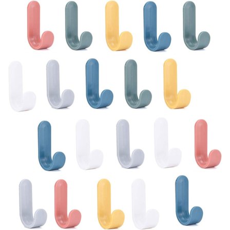 24 stk. håndklædekrog, badeværelseskrog badeværelse håndklædestang køkkenkontor børnefrakkeholder, rustfrit stål vægkrog