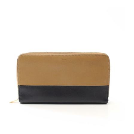 Celine Vintage Pre-owned Celine Bicolor Plånbok brun, Dam Vintage Accessoarer, Dam, Storlek: ONE SIZE