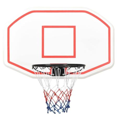 vidaXL Basketplatta vit 109x71x3 cm polyeten Vit