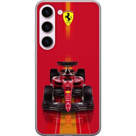 Yhteensopiva Puhelinkuori Samsung Samsung Galaxy S23 Ferrari Formula 1 -auto ikonisessa punaisessa muotoilussa urheilullisella tarkkuudella