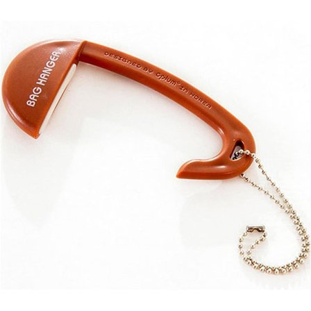 Bärbar handväska Hängare Handväska Krokar Mini Hängare Kreativt Bord Skrivbord Handväska Hållare för Café Butik eller Bibliotek,Brun