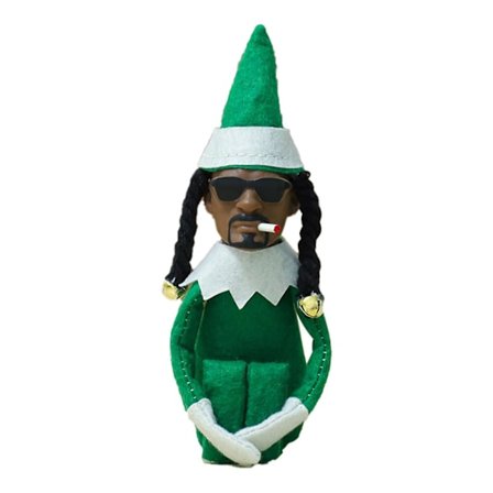 Snoop On A Stoop Elf Dukke Resin Plys Dukke Blød Følelse Dukke Legetøj Dekoration Til Julefest Ferie Hjem Have Dekoration