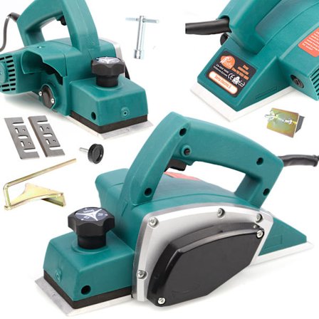 Elektrisk Hobe Blue Fiji SEBJ-1800 – 1500W Motor | 82Mm Bredde | Justerbar Dybde | til Traarbejde