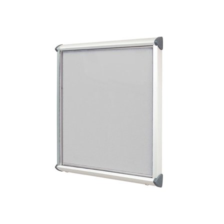 Outdoor notice board SHIELD, 1050x1012 mm, light grey