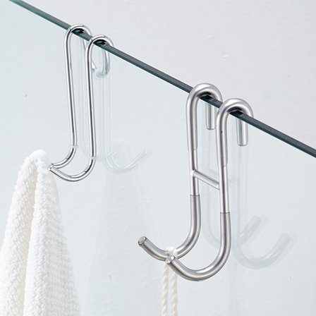 Borrfritt duschkrok - Duschskärmkrok med gummi - Dusch Ex