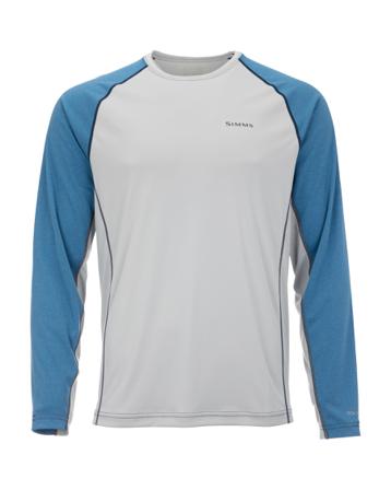 Simms Sflex Crewneck Solids Nightfall Heather/Sterling